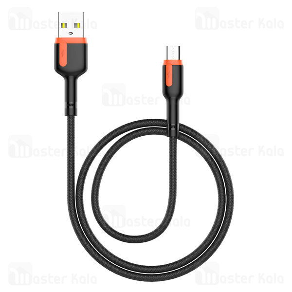 کابل میکرو یو اس بی الدینیو LDNIO LS531 Micro USB Data Charging Cable طول 1 متر و شدت جریان 2.4 آمپر